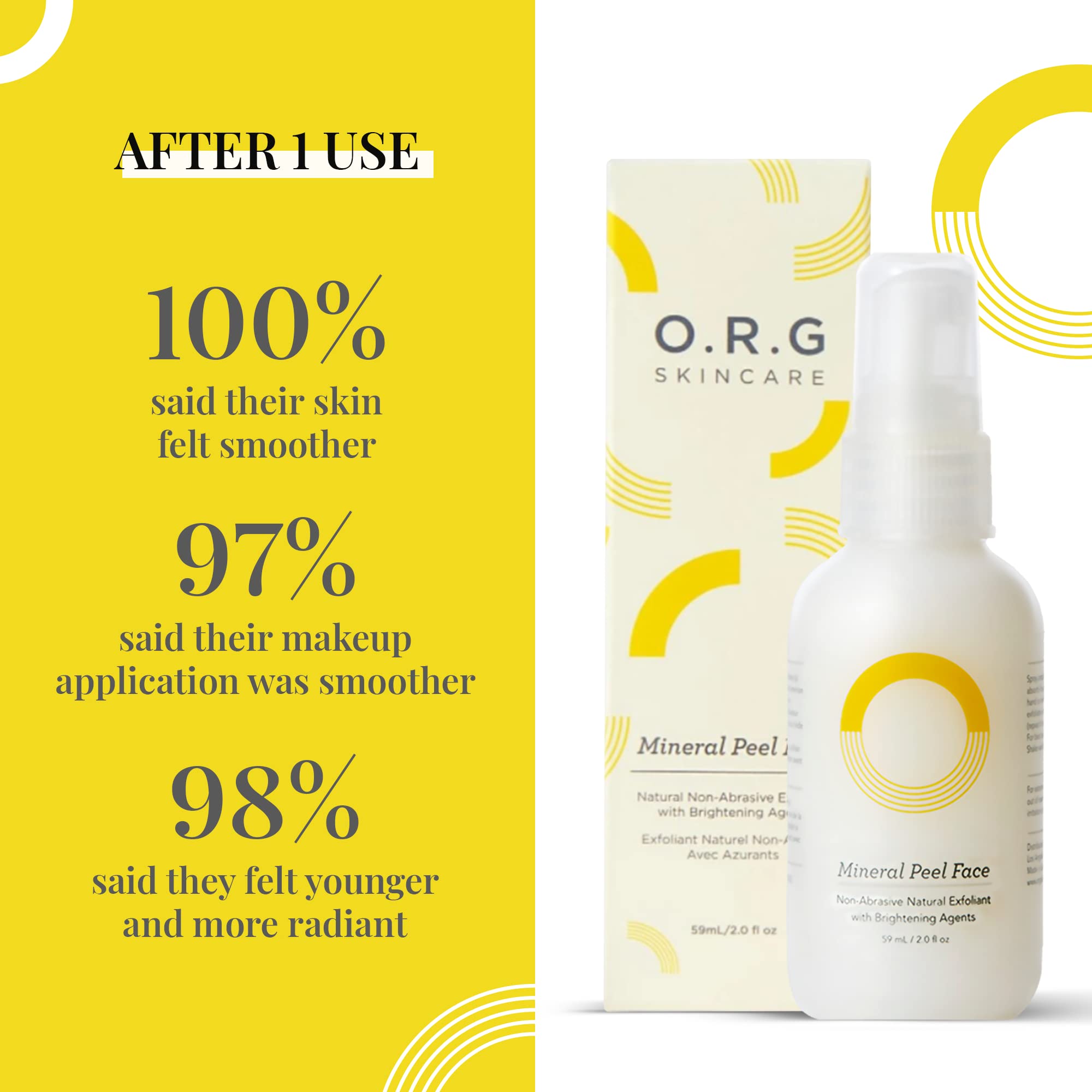 O.R.G. Skincare Mineral Peel Face (2 oz)